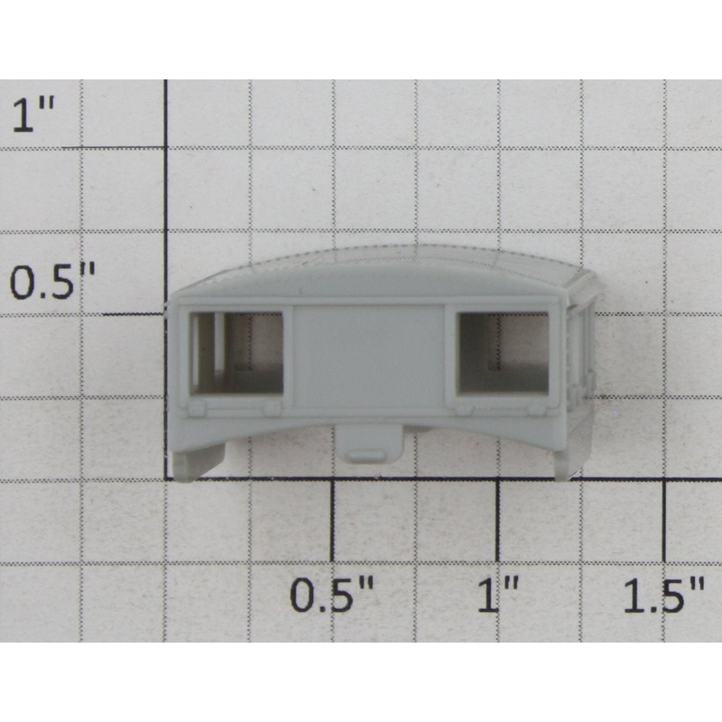Athearn 74296 HO Straight Caboose Unpainted Cupola