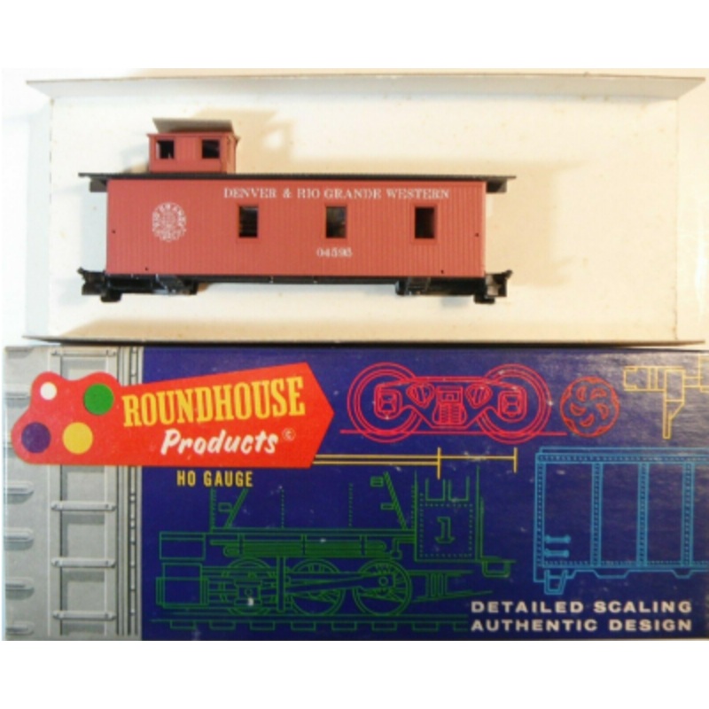 Roundhouse 3441 HO Denver & Rio Grande Western Old Timer Caboose #04595 Kit