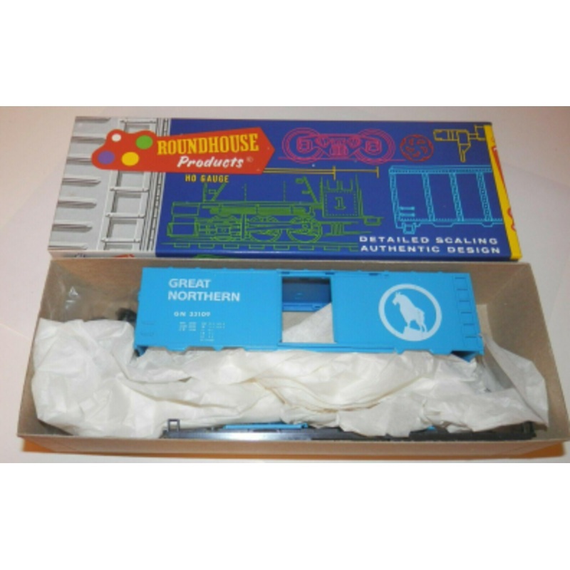 Roundhouse 7758 HO Great Northern 40′ AAR Boxcar #33109 Kit