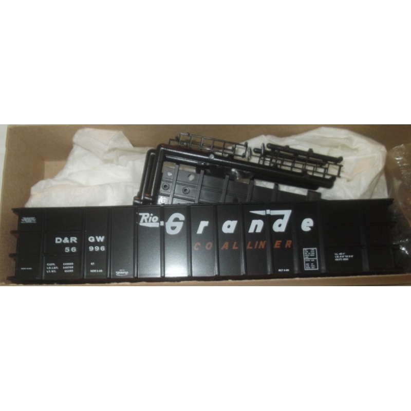Roundhouse 7845 HO D&RGW Thrall Coal Gondola #56996 Kit (Orange)