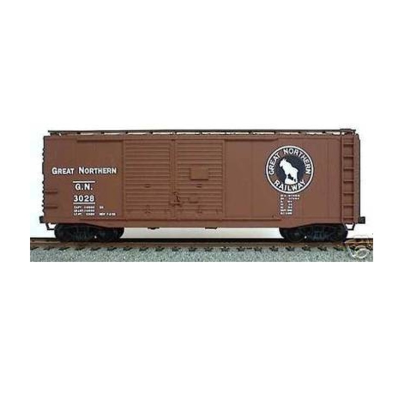 Accurail 3602.1 HO Great Northern 40′ Double Door Boxcar #3084 Kit