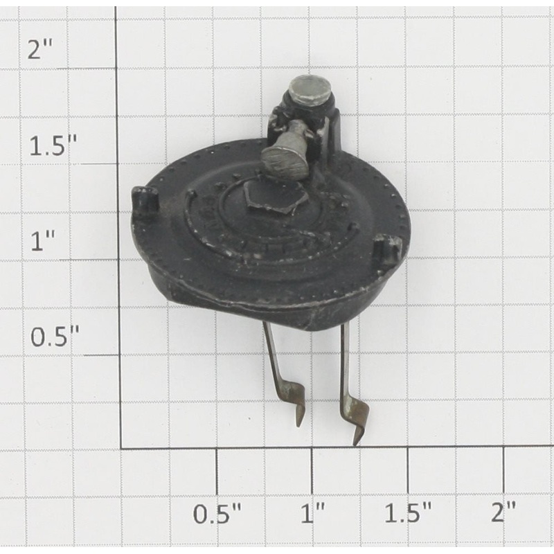 American Flyer PA9504A Black Boiler Front with Lens, Bell and Clips