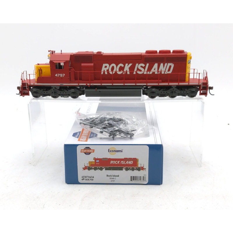 Athearn 71634 HO Scale Rock Island SD40-2 Diesel Locomotive w/DCC & Sound #4797 LN/Box