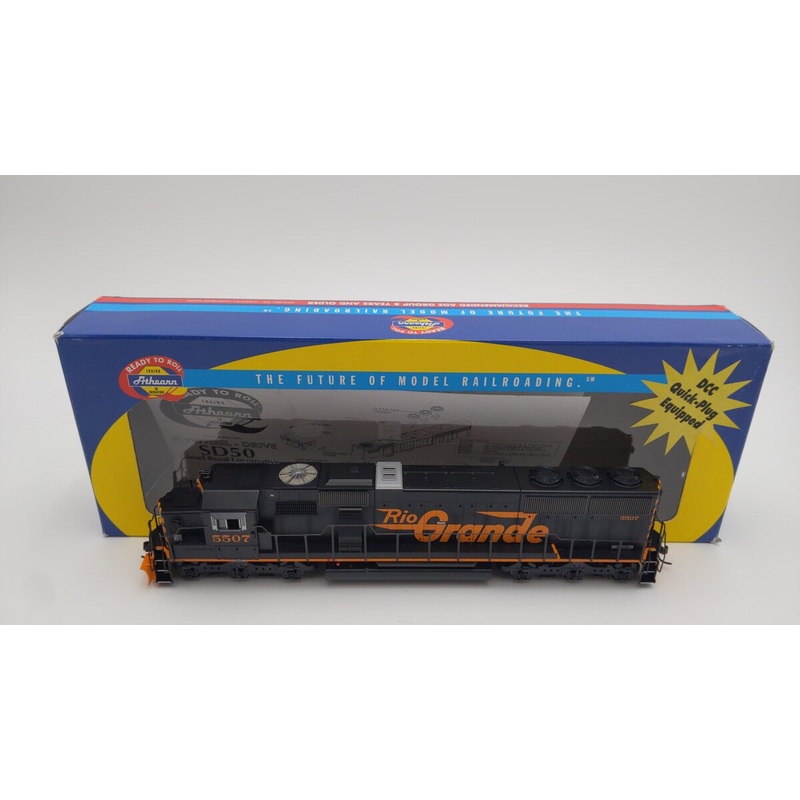 Athearn 8046 HO Scale Denver & Rio Grande Western SD-60 Powered Diesel #5507 EX/Box