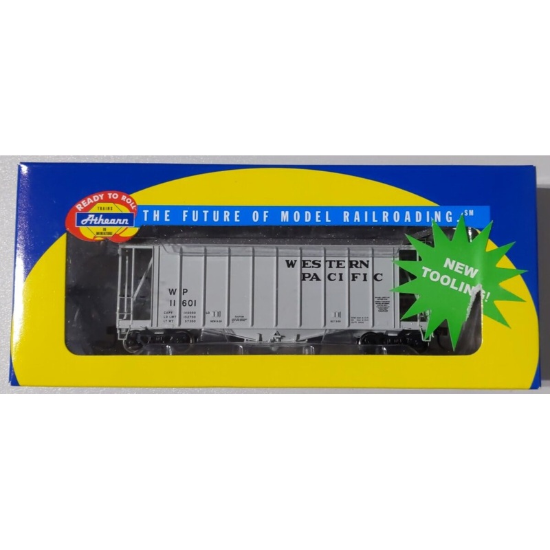 Athearn 87516 HO Scale Western Pacific 40′ 2600 CF Airslide-Early Hopper #11601 EX/Box