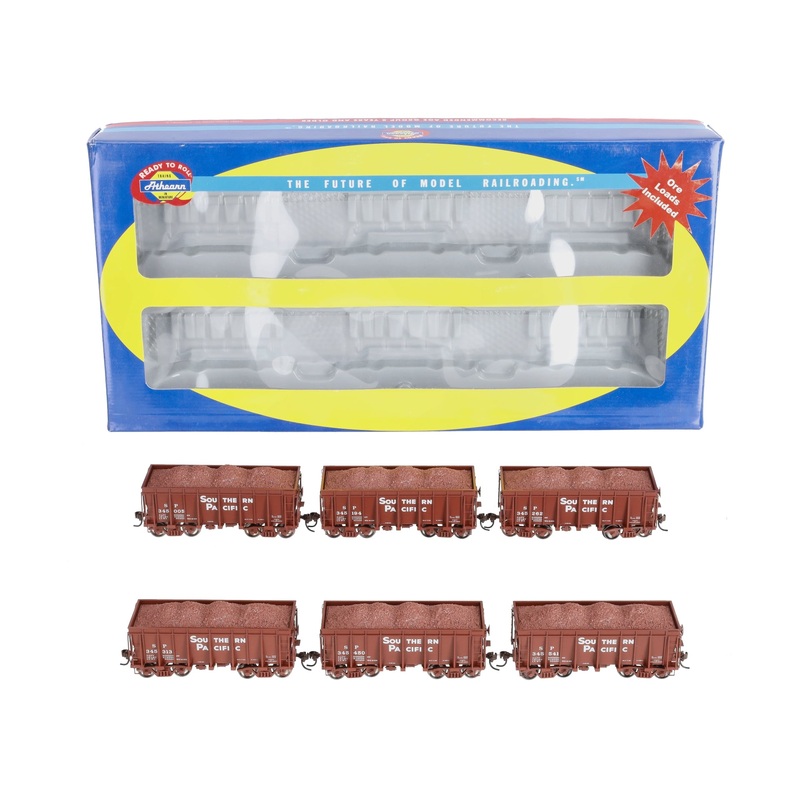 Athearn 94968 HO Scale Southern Pacific 26′ High-Side Ore Gondolas 6-Pack LN/Box