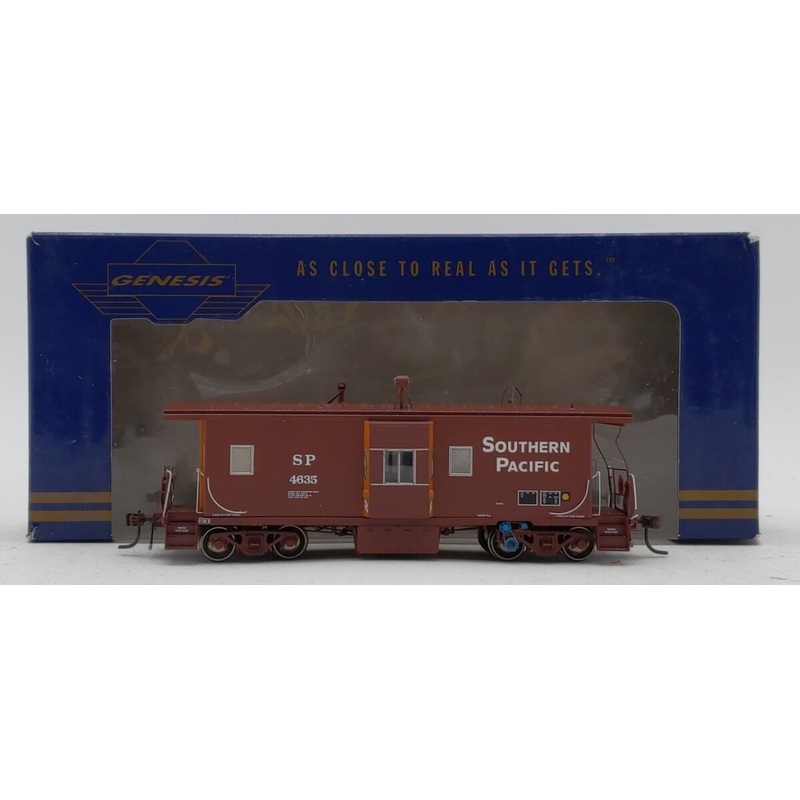 Athearn G63007 HO Scale Southern Pacific C-50 7-Bay Window Caboose #4635 VG/Box