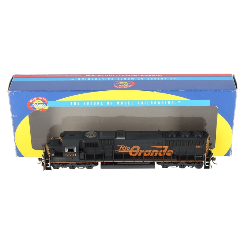 Athearn HO Scale Rio Grande SD50 Diesel Locomotive w/DCC #5501 EX