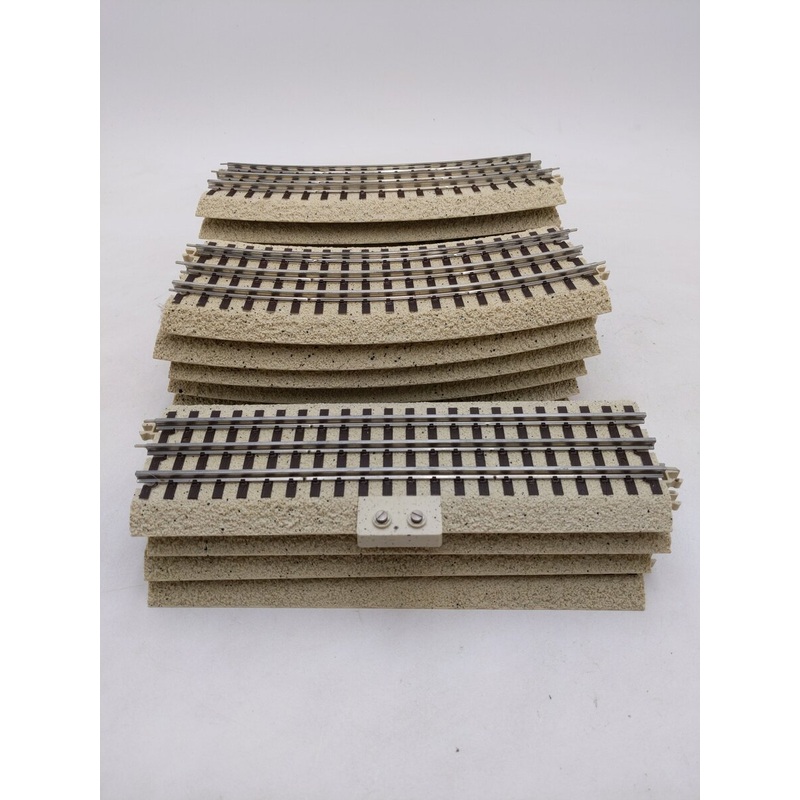 Atlas O Industrial Rail 3-Rail O36 Full Curve & Straight Track Sections [16] EX