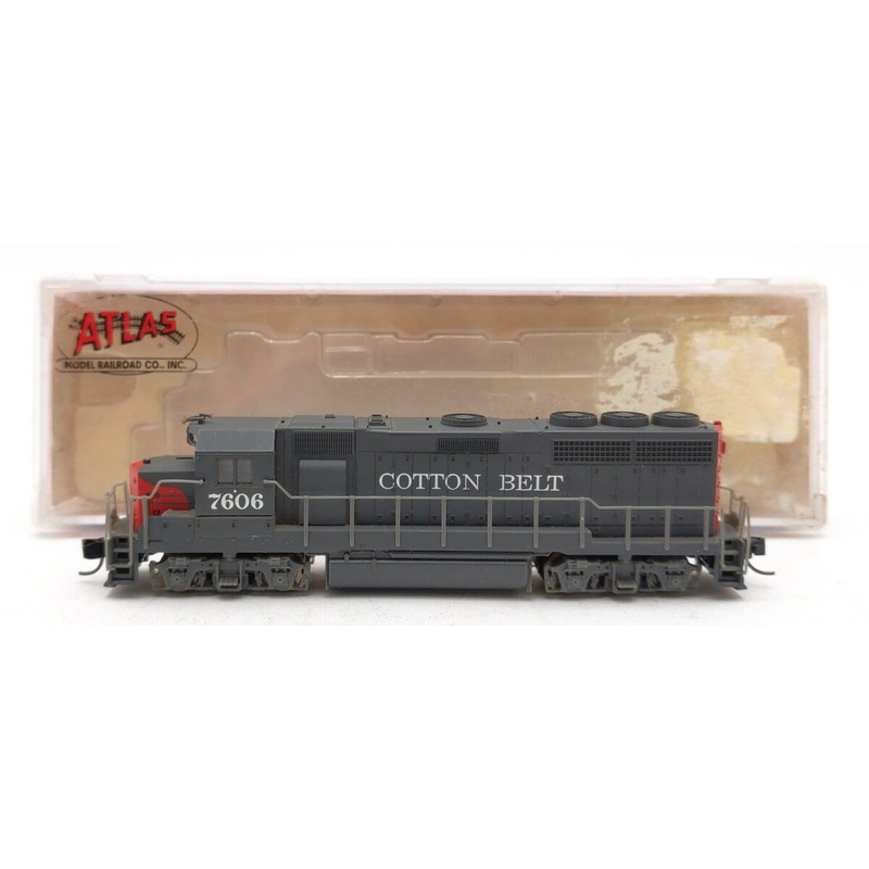 Atlas 48515 N Scale Cotton Belt GP-40 Diesel Locomotive #7606 w/DCC EX/Box