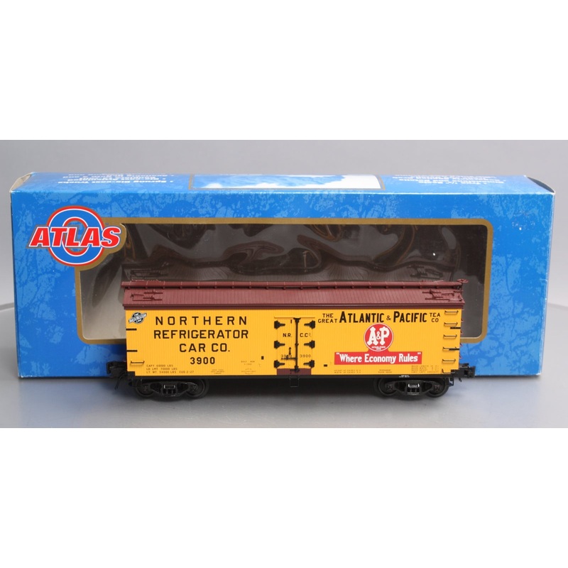 Atlas 6718-1 O A&P Woodside Refrigerator Car #3900 (3-Rail) NIB