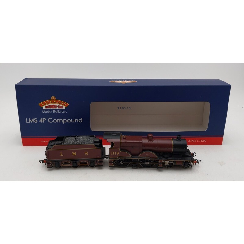 Bachmann 31-934 OO Scale LMS Compound Steam Locomotive #1119 LN/Box