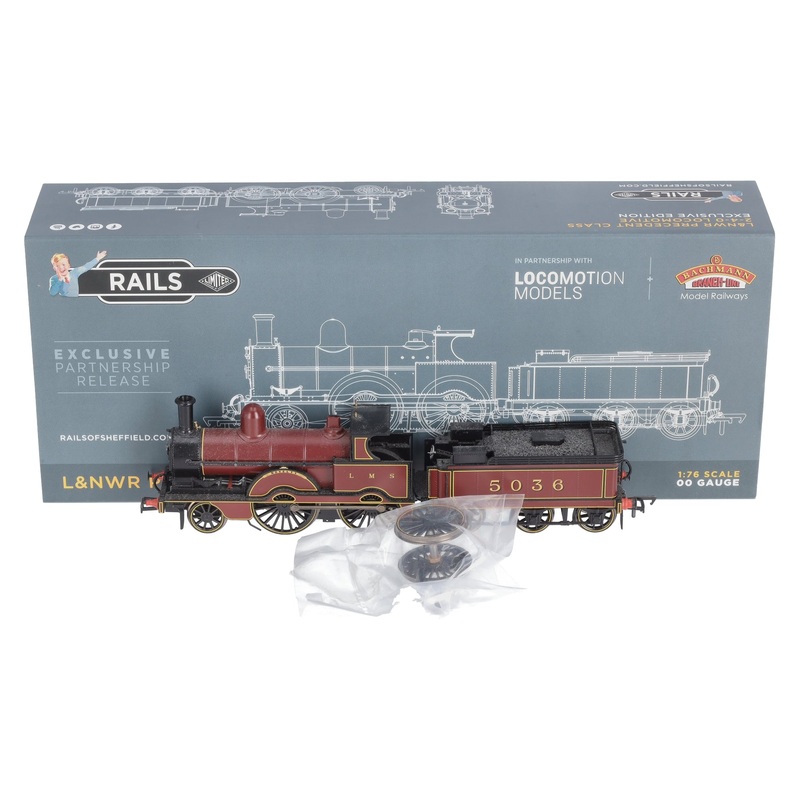 Bachmann 35-162Z OO Scale LNWR 5036 ‘Novelty’ LMS Crimson Steam Loco & Tender LN/Box