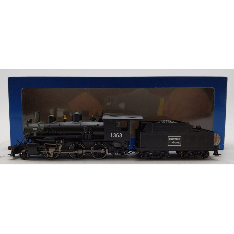 Bachmann 51706 HO Boston & Maine Alco 2-6-0 Steam Locomotive & Tender #1363 LN/Box