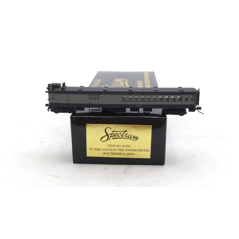 Bachmann 81454 N Scale Baltimore & Ohio EMC Gas Electric Doodlebug #6005 EX/Box