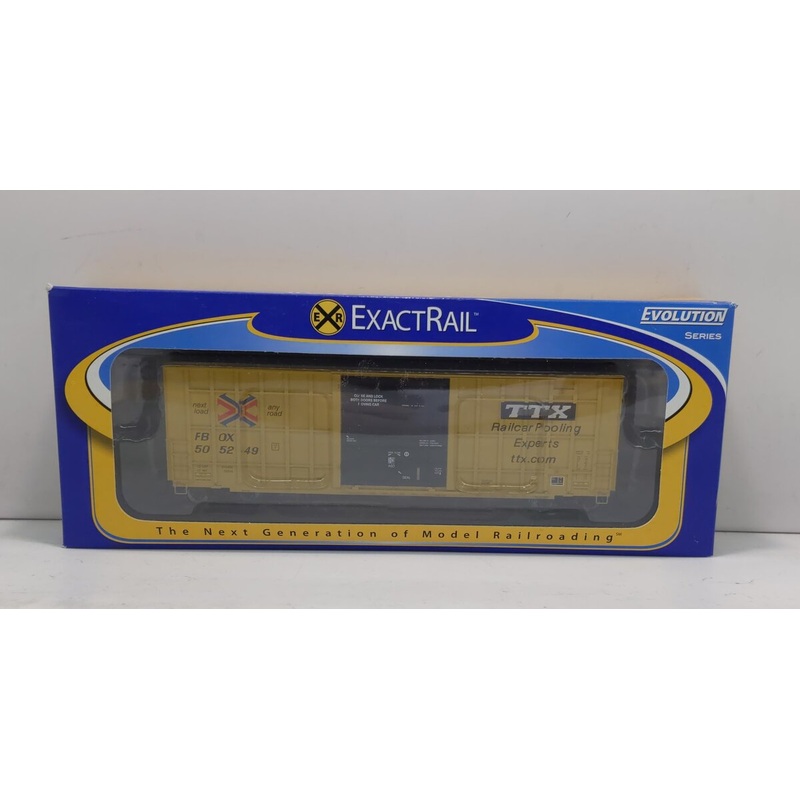 ExactRail EE-1401-7 HO Scale TTX Trinity 6275 Cu.Ft. Plug Door Boxcar NIB
