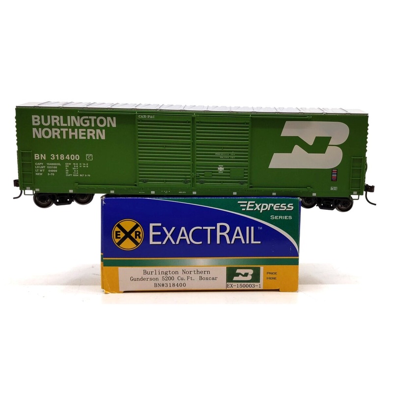 ExactRail EX-150003-1 HO Burlington Northern Gunderson 5200 Boxcar #318400 LN/Box