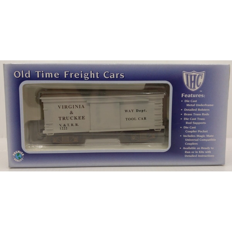 IHC 58131 HO Scale Virginia & Truckee Old Time 30′ Boxcar #1222 NIB