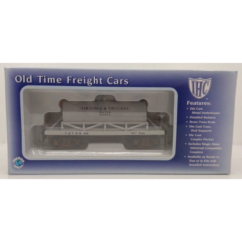 IHC 58267 HO Scale Virginia & Truckee Old Time Wooden Tank Car #44X NIB