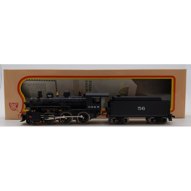 IHC M517 HO Mogul Green Bay & Western 2-6-0 Steam Locomotive and Tender #56 LN/Box