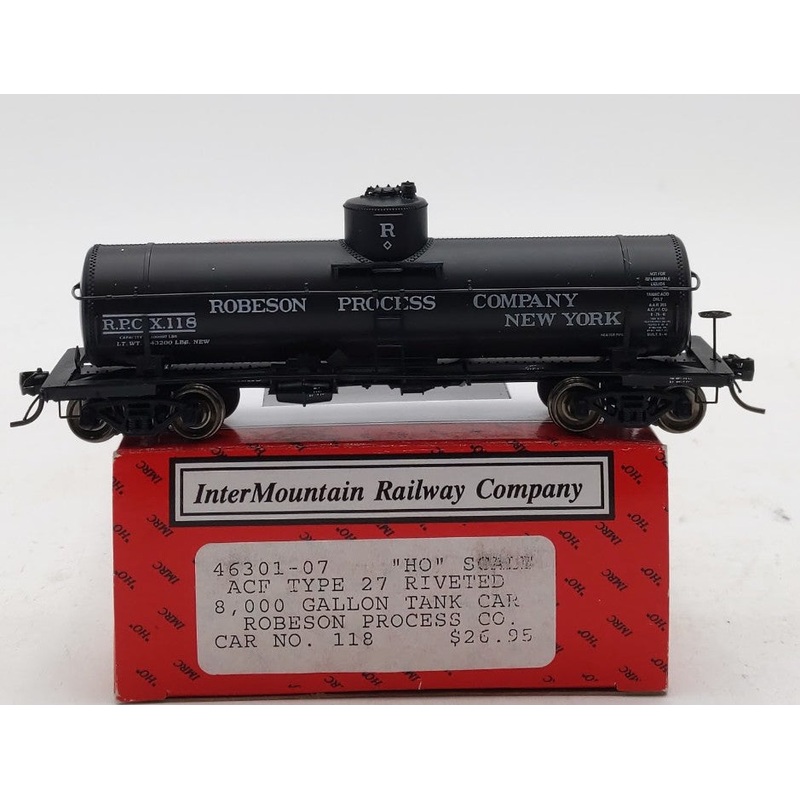 InterMountain 46301-07 HO Scale Robeson Process Co. Ralston Purina Tank Car #118 LN/Box
