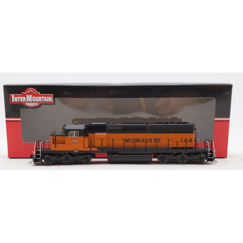 InterMountain 49338S-02 HO Milwaukee Road SD40-2 Locomotive w/Sound #144 LN/Box