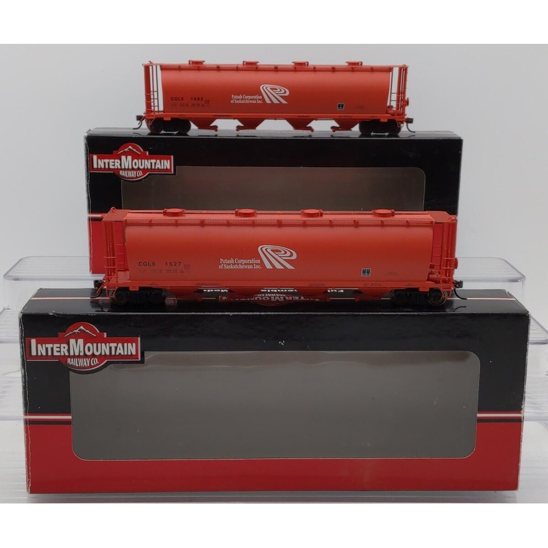InterMountain HO Potash Corp. CGLX Boxcars: 45220-05, 45220-06 [2] LN/Box
