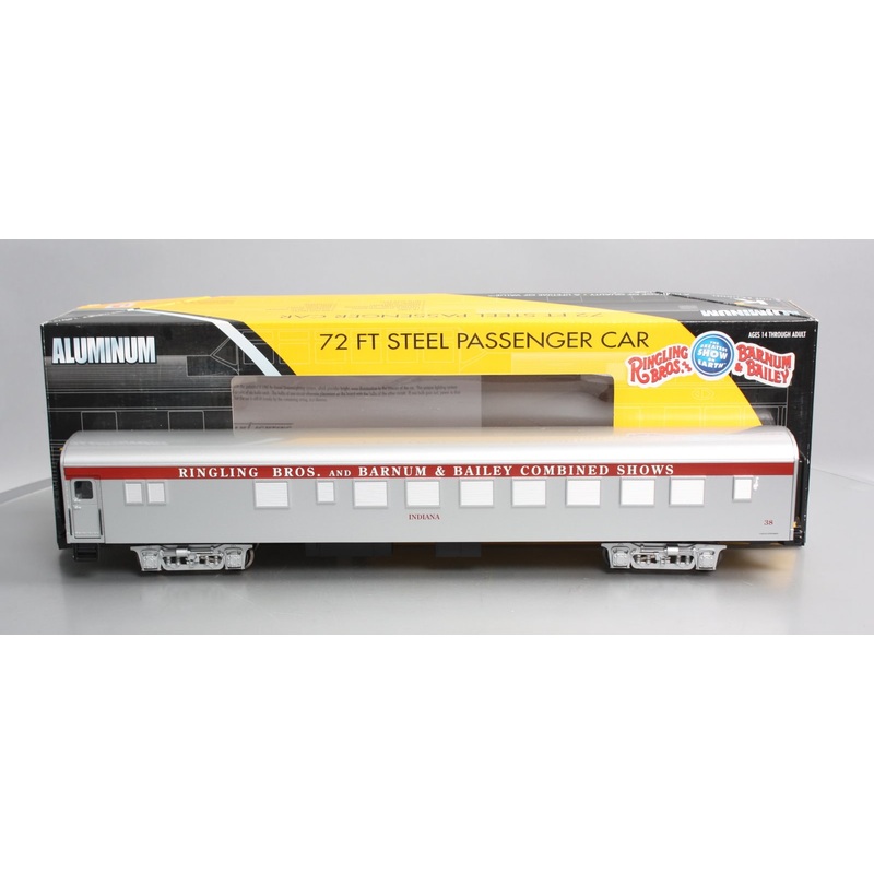 K-Line 6-22254 O Ringling Bros. Indiana 18 Aluminum Sleeping Car #38 NIB