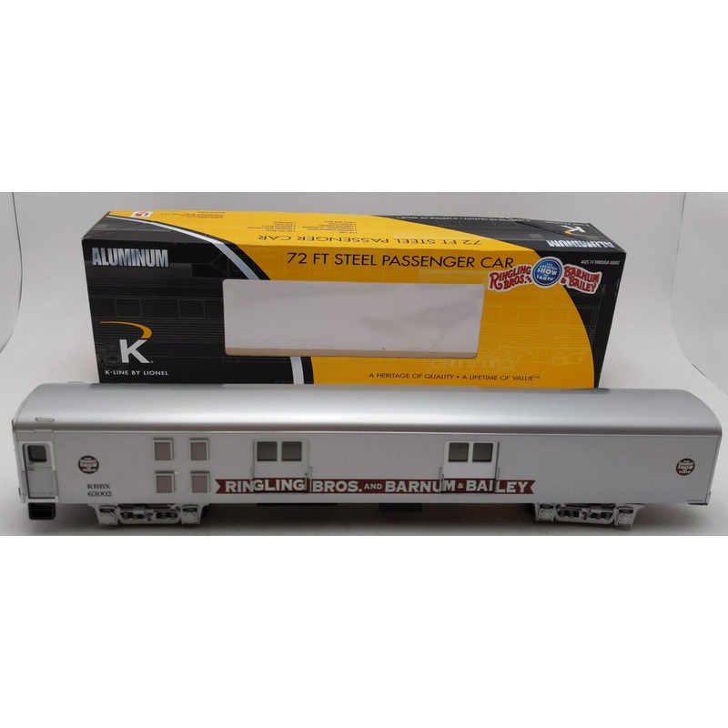 K-Line 6-22257 O Ringling Bros. 18 Shop Car #63002 LN/Box