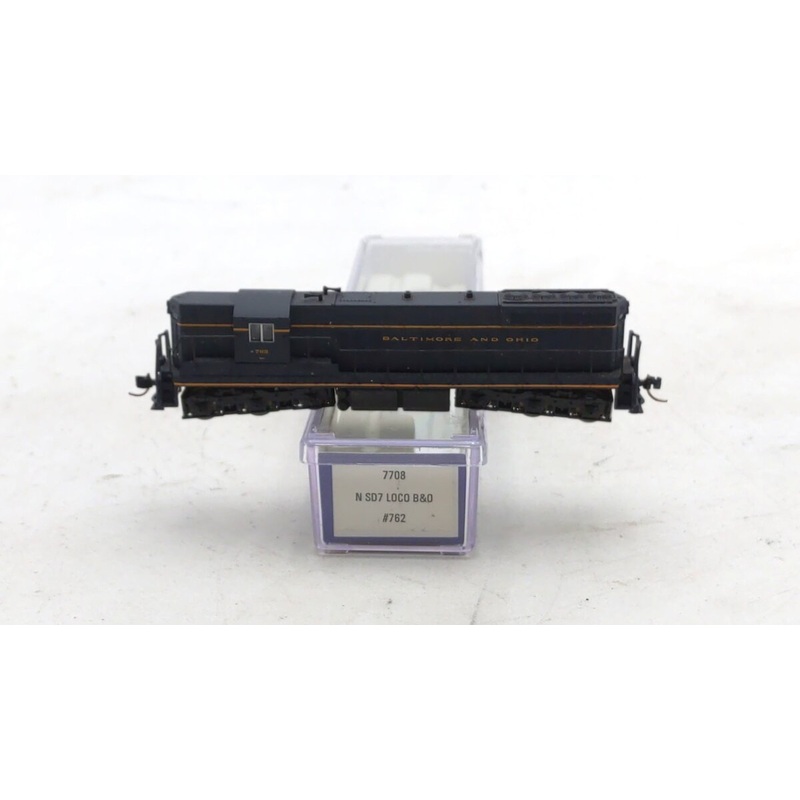 Life Like 7708 N Scale Baltimore & Ohio SD-7 Diesel Locomotive #762 EX/Box