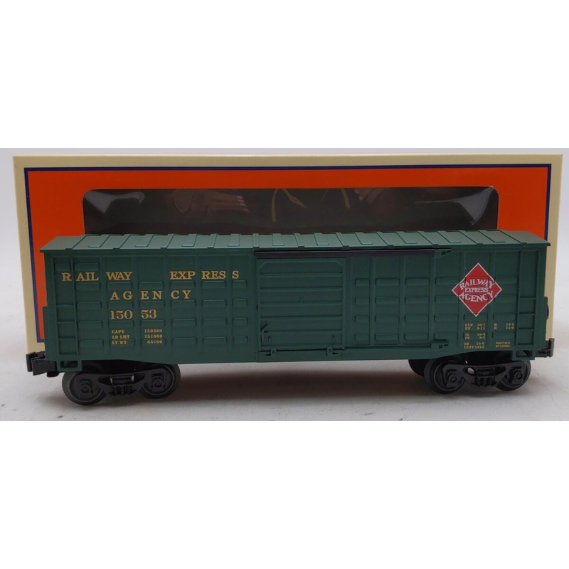 Lionel 6-15053 O Gauge Railway Express Agency Waffle-Sided Boxcar #15053 LN/Box