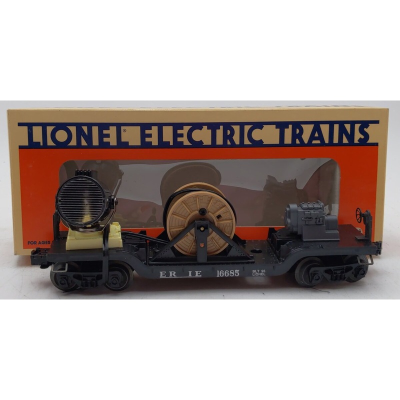 Lionel 6-16685 O Gauge Erie Extension Searchlight Car LN/Box