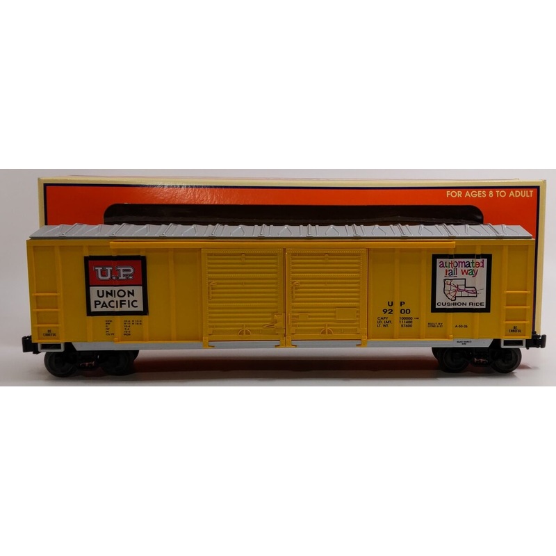 Lionel 6-17227 O Gauge Union Pacific Double Door Standard Boxcar #9200 LN/Box