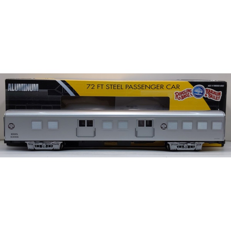 Lionel 6-22258 O Gauge Ringling Bros. 18 Aluminum Large Animal Car LN/Box