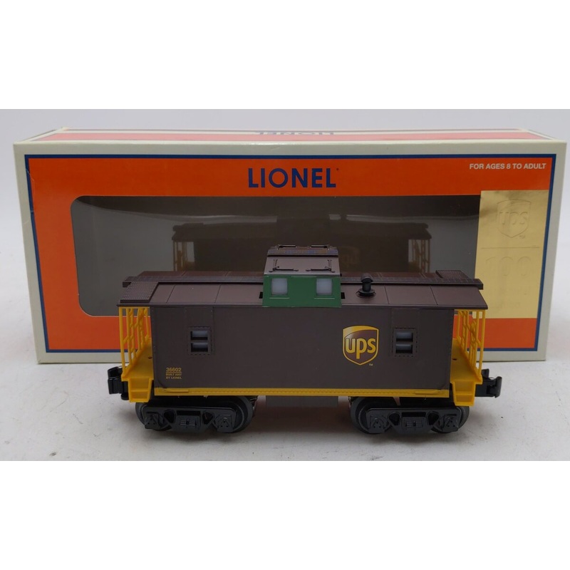 Lionel 6-36602 O Gauge UPS Illuminated Caboose LN/Box