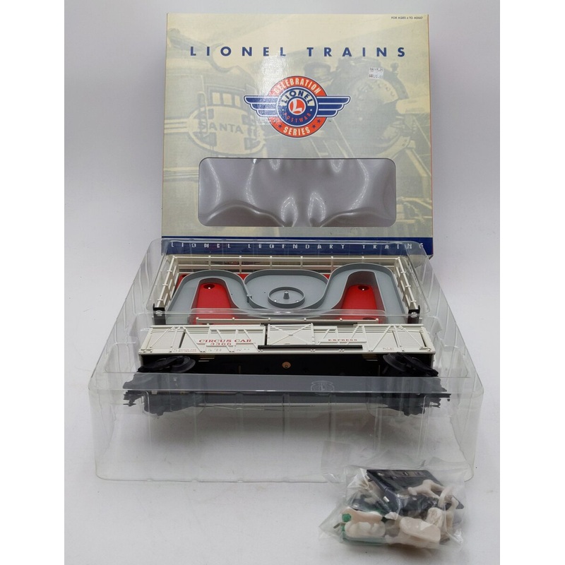 Lionel 6-36703 O Gauge Circus PWC Operating Stock Car And Corral Set NIB