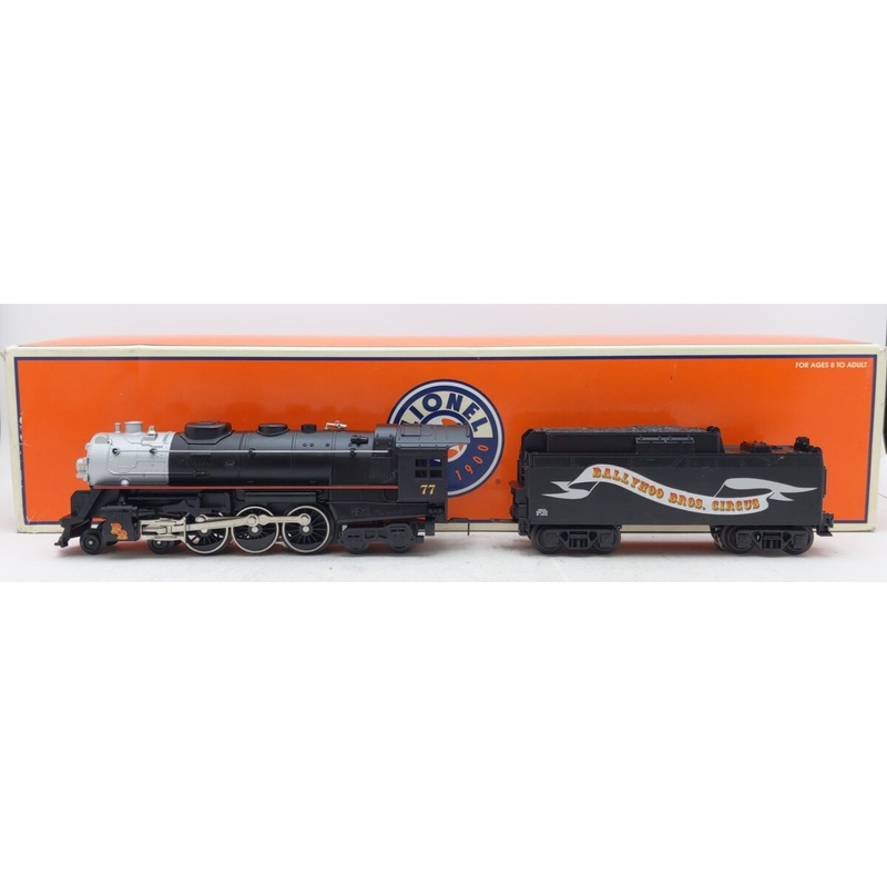 Lionel 6-38034 O Gauge Ballyhoo Bros. 4-6-4 Hudson Locomotive & Tender #77 EX/Box