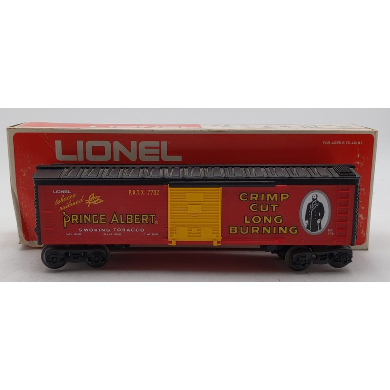 Lionel 6-7702 O Gauge Prince Albert Billboard Boxcar #7702 LN/Box