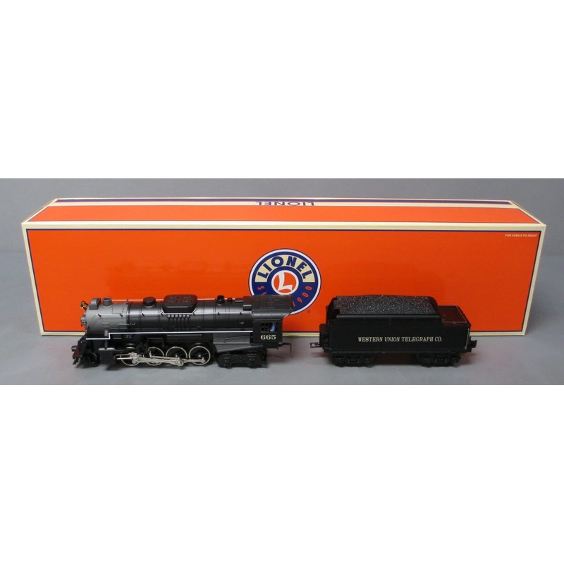 Lionel 6-28665 O Gauge Western Union 2-8-4 Steam Locomotive #665 LN/Box