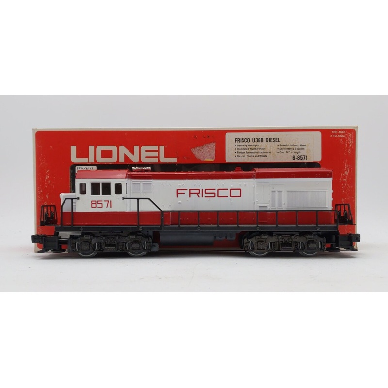 Lionel 6-8571 O Frisco U36B Diesel Locomotive EX/Box