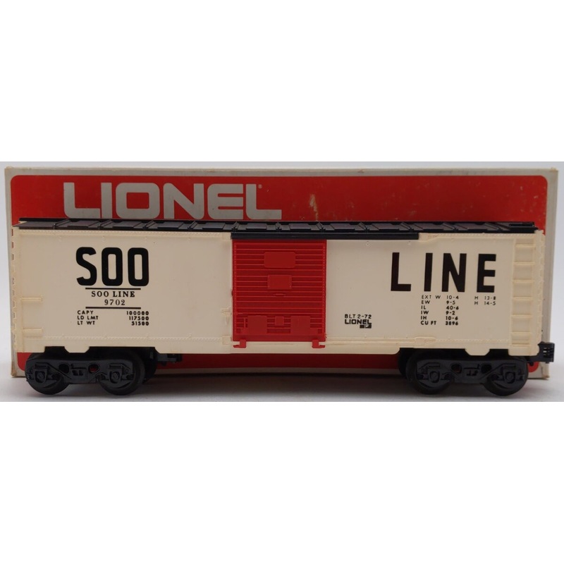 Lionel 6-9702 O Gauge SOO Line Box Car EX/Box