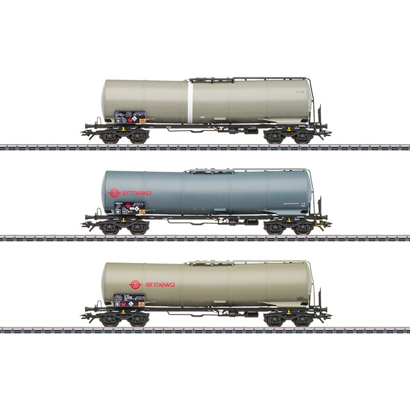 Marklin 46545 HO Ermewa SAS Four-Axle Tank Car (Set of 3)
