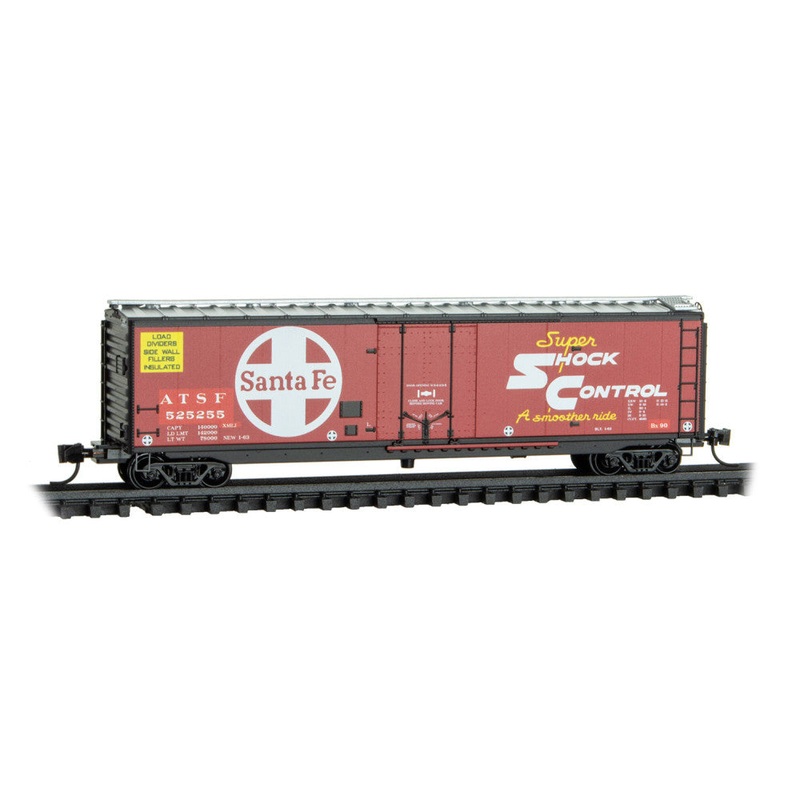 Micro-Trains 03200621 N Atchison, Topeka & Santa Fe 50′ Standard Boxcar #525255