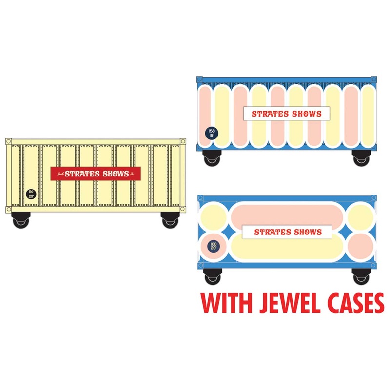 Micro-Trains 98302272 N Strates Shows JESX Circus Container (Set of 3)