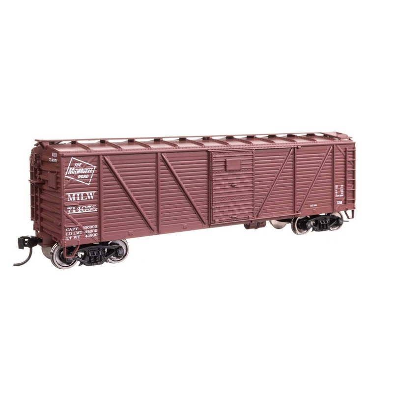 Walthers 910-40374 HO MILW 40′ ARA Single Sheathed Boxcar Ready to Run #714059