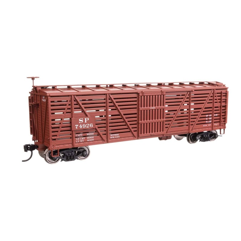 Walthers 910-41467 HO Southern Pacific 40′ Wood Stock Car Ready to Run #74926