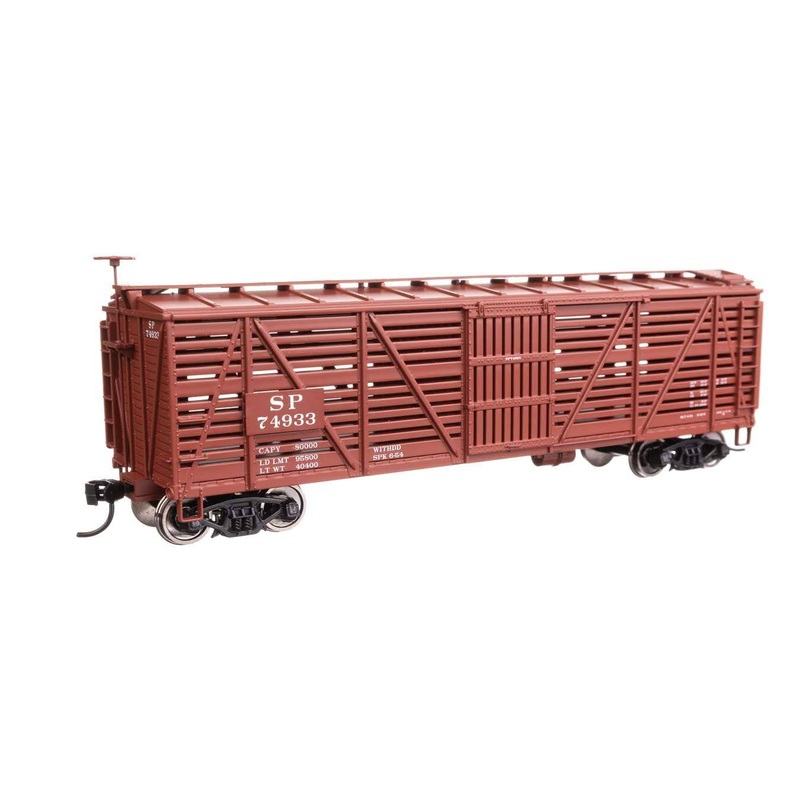 Walthers 910-41468 HO Southern Pacific 40′ Wood Stock Car Ready to Run #74933