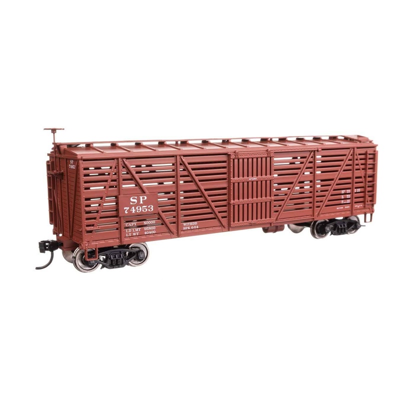 Walthers 910-41470 HO Southern Pacific 40′ Wood Stock Car Ready to Run #74953