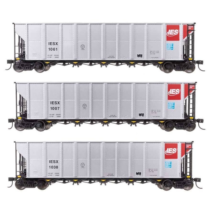 Walthers 910-56875 HO IESX 50′ RD-4 Hopper RTR #1007, #1038, #1061 (Set of 3)