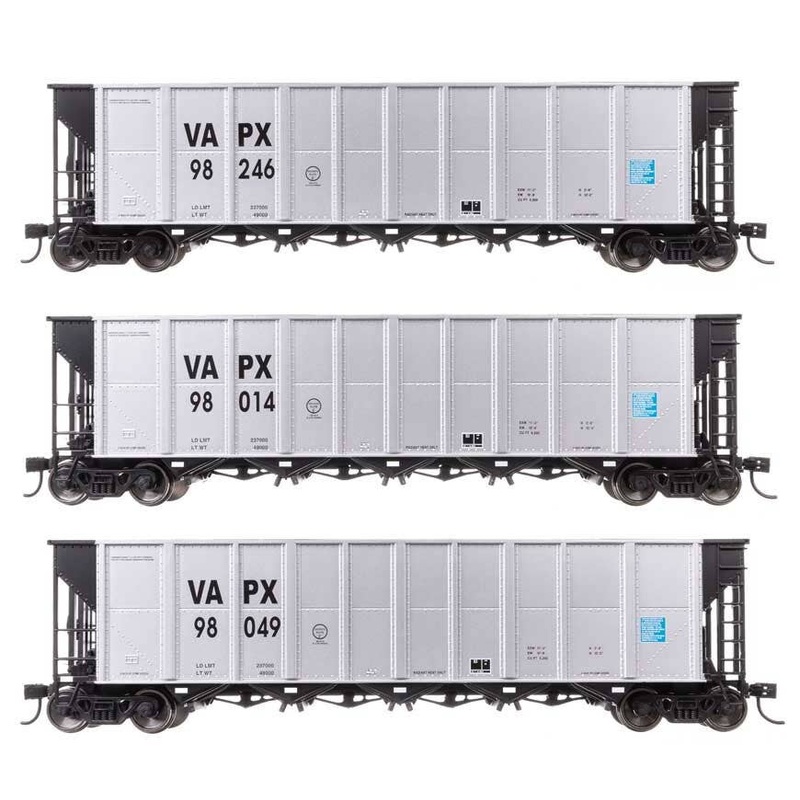 Walthers 910-56881 HO VAPX 50′ RD-4 Hopper RTR #98014, #98049, #98246 (Set of 3)